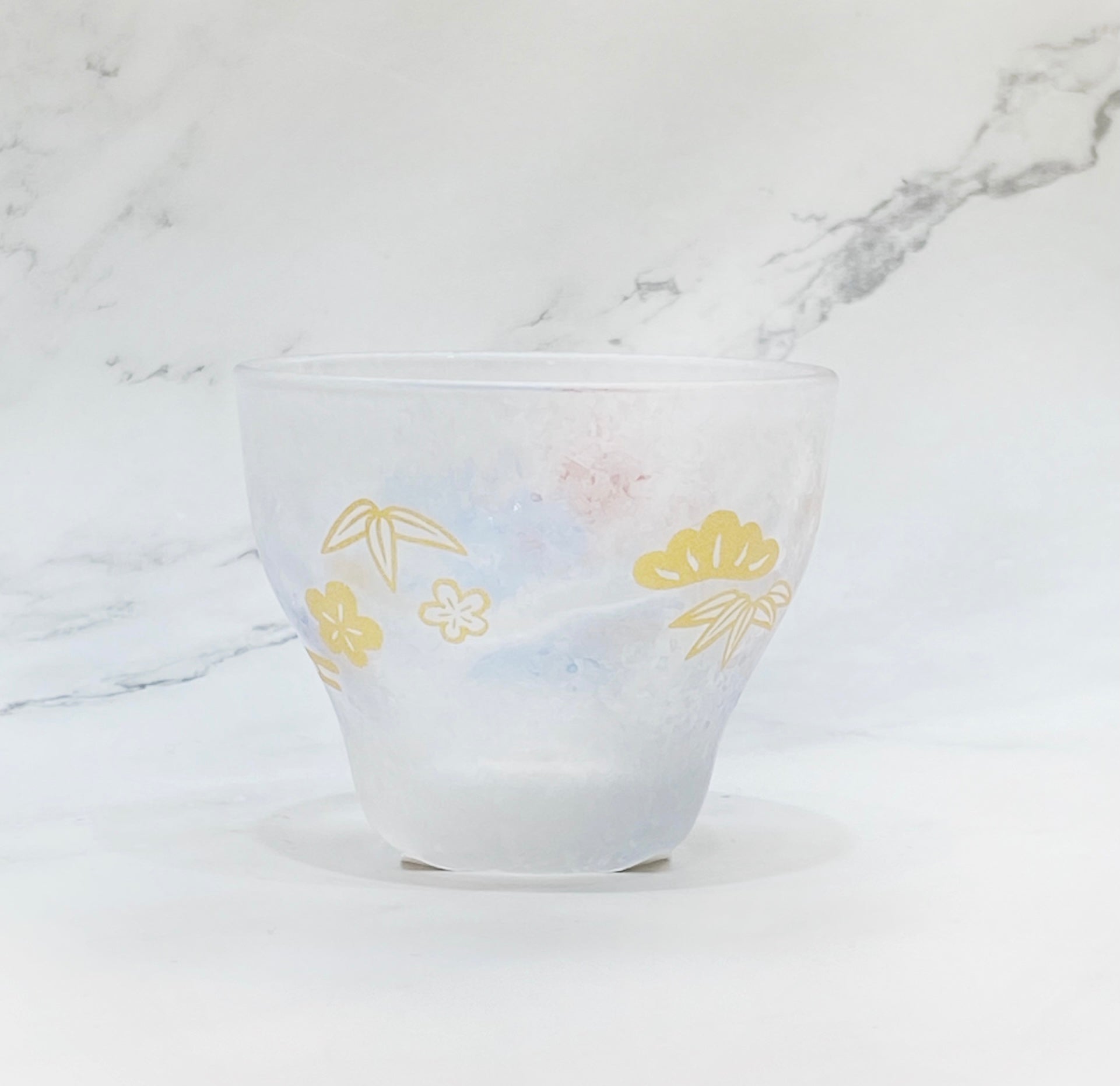 Aderia Beckon Cat Mt.Fuji Sake Cup - Fuji Mountain